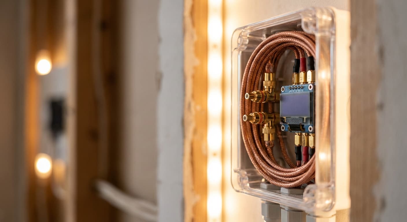 Installation technique détaillée d'un variateur électronique dans un boîtier mural